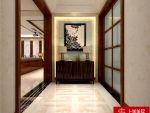 天山熙湖138平米三室二厅新中式风格装修案例