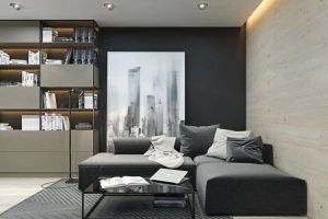 【阳泽装饰】时代广场38平的小公寓全屋定制方案，小户型就该这么装修