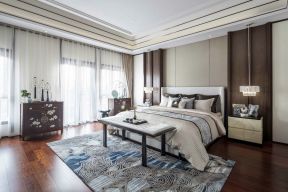 2023青岛中式风格大户型卧室装修效果图