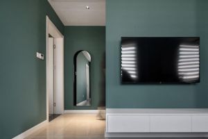 渭南峰光无限装饰-锦绣苑97平米三居室现代北欧风格效果图
