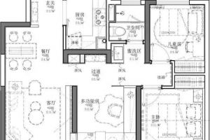 【广州泥巴公社装饰公司】123平现代简约风格三居室 加入中式风设计带点禅意