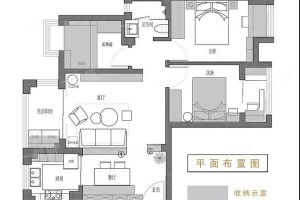 【高度国际装饰】88平米清新北欧3室2厅 营造温馨舒缓的小情调