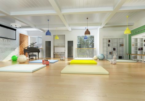童喜幼儿园现代风格2000平米装修案例
