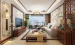 碧桂园新中式风格105平米三居室装修案例