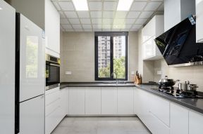 白色厨房装修效果图 简约厨房装修设计 简约厨房装修图片 