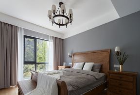北欧卧室设计图片 卧室实木床