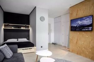 温州装修公司分享：开放式设计的单身公寓装修，女白领的精致空间，一个人住刚刚好！