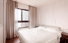 上海两室一厅卧室窗帘装修效果图片