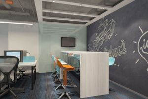 【重庆唯楷装饰】小型办公室空间装修的创意性原则