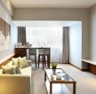 武汉酒店家庭房客厅装修设计实景图