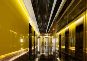 武汉星级酒店走廊吊顶装修设计效果图