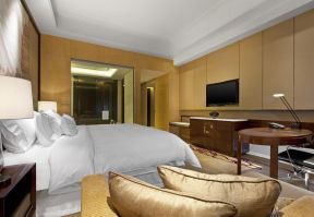 酒店客房设计装修 大床房图片 