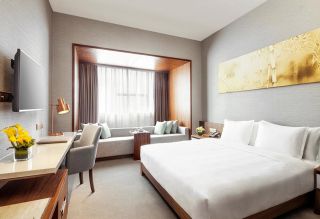 武汉精品酒店大床房装修设计图2023