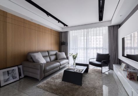 天府·北宸悦里现代风格150平米三居室装修设计案例