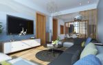 蓝光雍锦里100平米现代简约三居室装修案例