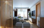 蓝光雍锦里100平米现代简约三居室装修案例
