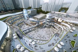 【武汉天霸设计】商业空间设计赏析：福田星河COCO Park升级改造提升购物新体验
