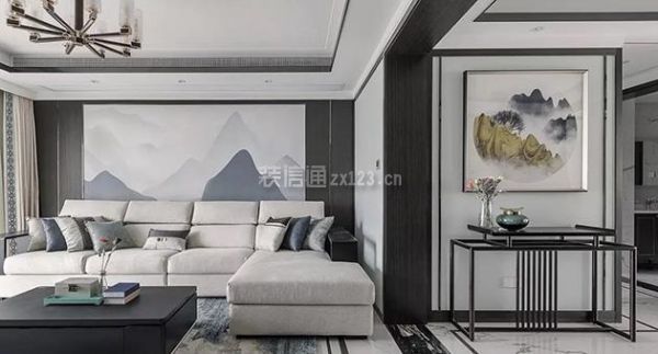 新中式客厅设计