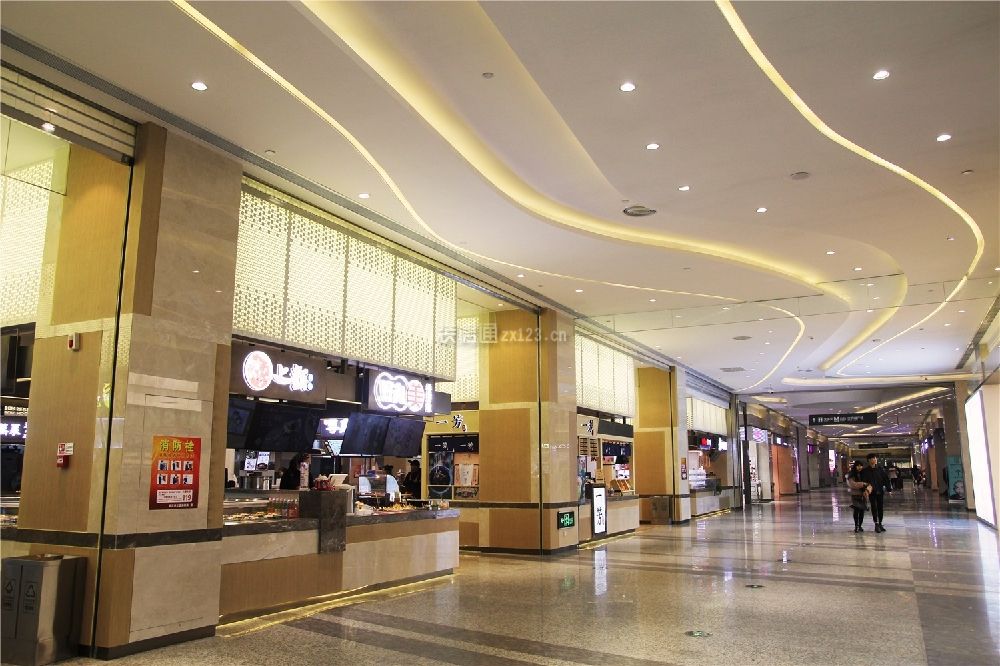 崇州商场现代风格8000平米设计方案 商场商铺装修_装信通网