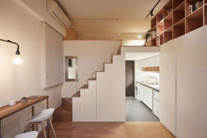 30平米单身公寓这样装，小资情调+功能齐全！