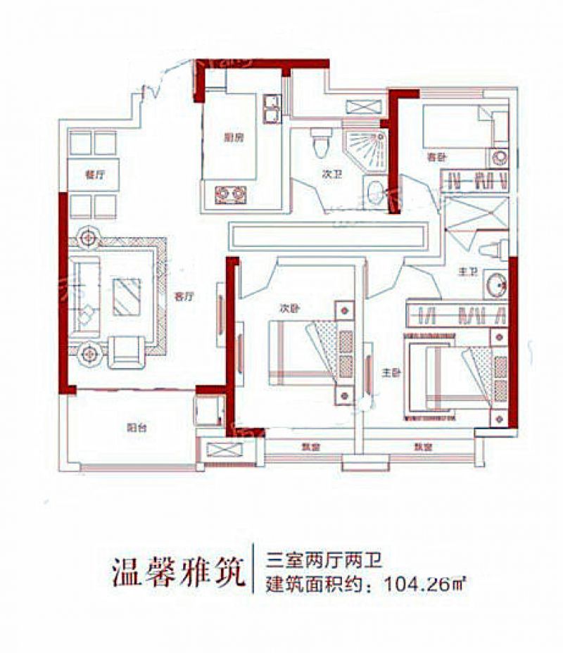 南湖公馆户型图片