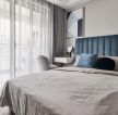 北京140平米大户型卧室窗帘装修效果图