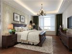 南湖明珠美式风格135平米三居室装修案例