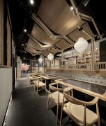 2022武汉日式料理餐厅店面装修设计