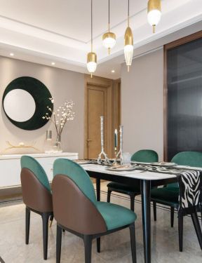 北京140平大户型家庭饭厅装修效果图
