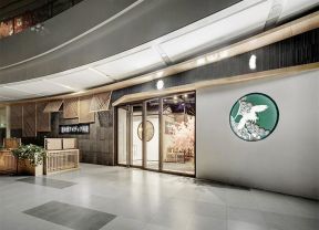 2023武汉日式餐饮店门头装修设计图