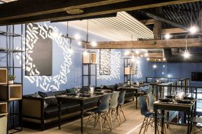 饭店餐厅装修效果 特色餐厅空间设计  特色餐厅的装修