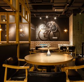 2022武汉怀旧餐厅店面装修设计图-每日推荐