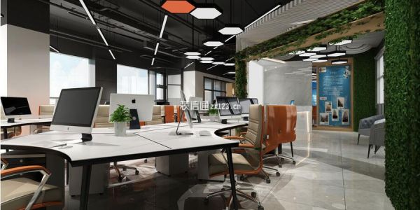 办公室现代风格320㎡设计方案