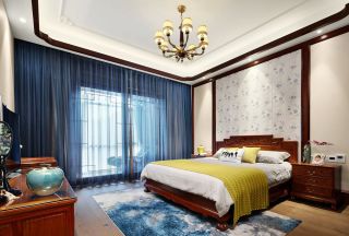 无锡中式别墅卧室装修设计图欣赏