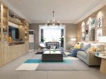 蓬莱公寓北欧风格190平米三居室装修案例
