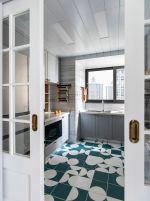 90平方家庭厨房移门设计装修效果图