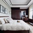 广州中式房屋卧室衣柜设计装修效果图