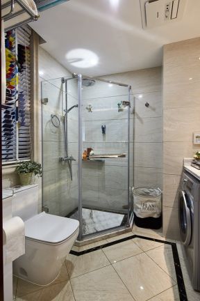 卫生间淋浴房设计图 玻璃淋浴房图片 
