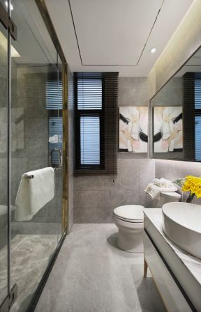 卫生间设计效果 卫生间设计效果图 卫生间淋浴房效果图片 