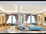 卓越维港别墅项目装修北欧风格设计案例展示——上海腾龙别墅设计