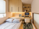 天誉珑城北欧风格50平米二居室装修效果图案例