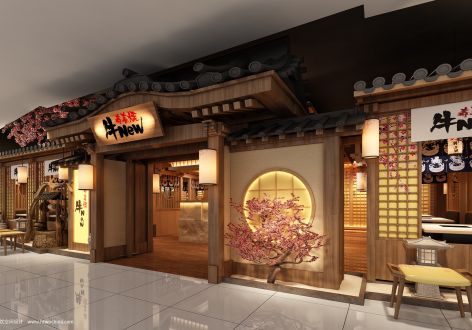 牛New寿喜烧300平米日式餐厅装修设计案例