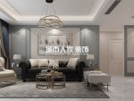 华洲城云顶120平米简欧风格三居室装修案例
