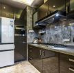 110平方现代风格厨房装修效果图大全