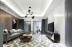 中铁·逸都国际现代风格168平米三居室装修效果图案例