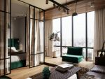 华雅·财富城北欧风格50平米一居室装修效果图案例