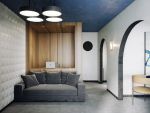 Moco郦江现代风格46平米一居室装修效果图案例
