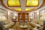 南京高档酒店总统套房会客厅装修设计
