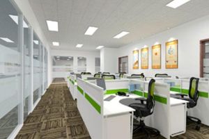 【广州金久装饰】中小型办公室装修如何设计显大气?办公室装修设计方案