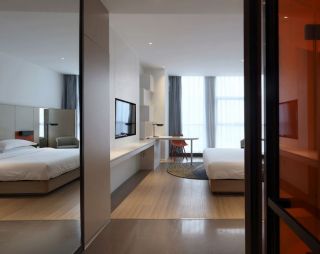 南京商务酒店客房装修设计实景图片